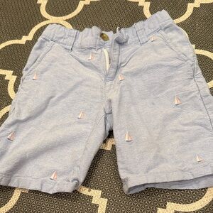 Janie and Jack Light Blue Nautical Shorts. Size 5 boys